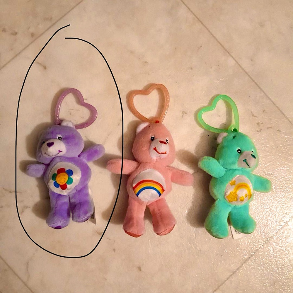 2005 Burger King Harmony Bear keychain